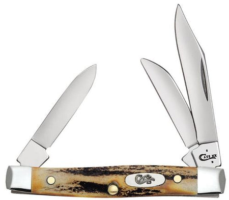 Case Genuine Stag Small Stockman Classic Folding Knife
