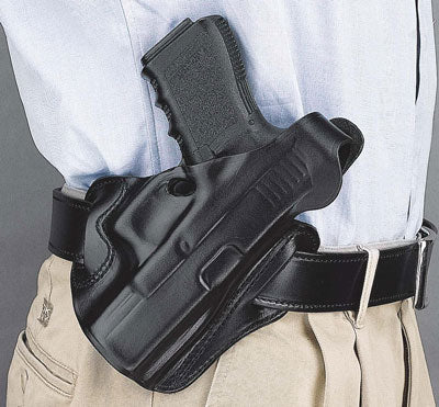 DeSantis Thumb Break Scabbard Leather OWB Holster for Ruger Security 9 Tan Right Hand