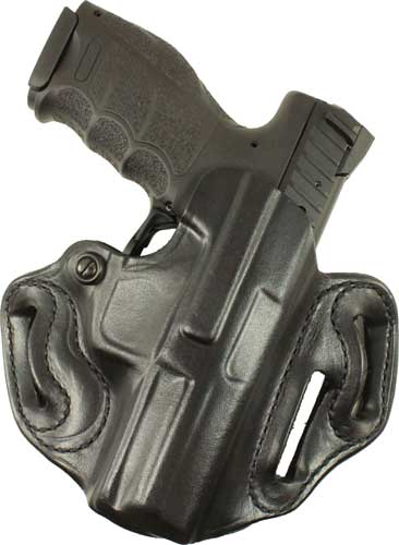 DeSantis Speed Scabbard Leather OWB Holster for Ruger 57 Black Right Hand