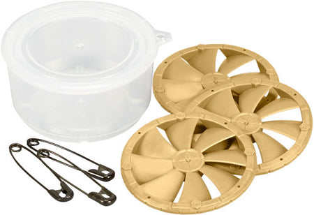 HS 2 Hot Does Scent Wafer Fan Blade 3-Pack with Recharge Storage Case