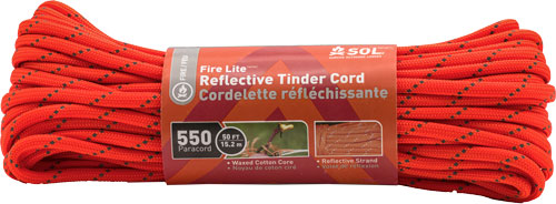 ARB SOL Reflective Tinder Cord 550 Type Paracord 50 ft - Fire Lite Survival