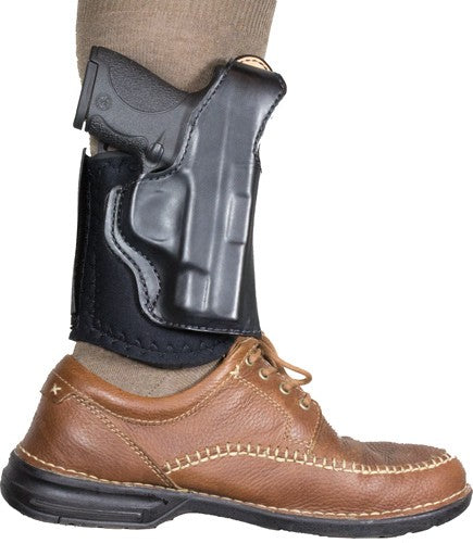 DeSantis Die Hard RH Ankle Leather Holster for Glock 43 Black