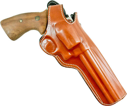 DeSantis Dual Angle Hunter OWB Tan Leather Holster Right Hand for S&W N Frame 6 to 6.5 Inch