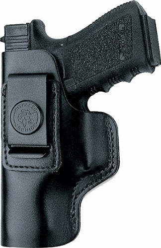 DeSantis Insider LH Leather IWB Deep Cover Holster for Glock 26 and 27 Black