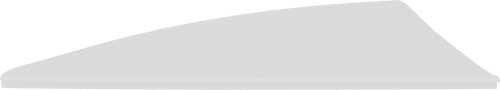 TAC Vanes Driver 2.75" White Archery Vanes Pack of 36