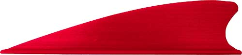 TAC VANES Matrix Arrow Vanes 2.25" Shield Cut Red Pack of 36