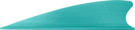 TAC VANES Matrix Arrow Vanes 2.25" Shield Cut Turquoise Pack of 36