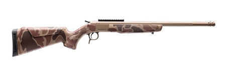 CVA CR4438DC Cascade Takedown 350 Legend 1rd 20" Flat Dark Earth Cerakote Stainless Steel Threaded Barrel & Receiver w/Picatinny Rail, Duck Camo Synthetic Stock