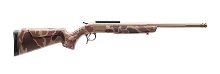 CVA CR4443D Cascade Takedown 450 Bushmaster 1rd 20" Flat Dark Earth Cerakote Stainless Steel Threaded Barrel & Receiver w/Picatinny Rail, Duck Camo Synthetic Stock