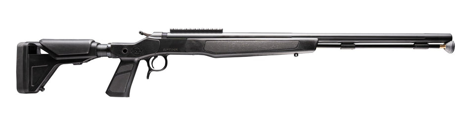 CVA PR2043NM Optima XP 50 Cal 26" Black Nitride Single Shot Barrel, Black Nitride Drilled & Tapped Steel Receiver, Adjustable Black Synthetic Stock,