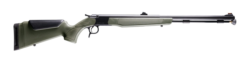 CVA PR2046NW Optima Northwest 50 Cal 26" Black Nitride Single Shot Barrel, Black Nitride Drilled & Tapped Stainless Steel Receiver, Adj Comb OD Green Synthetic Stock