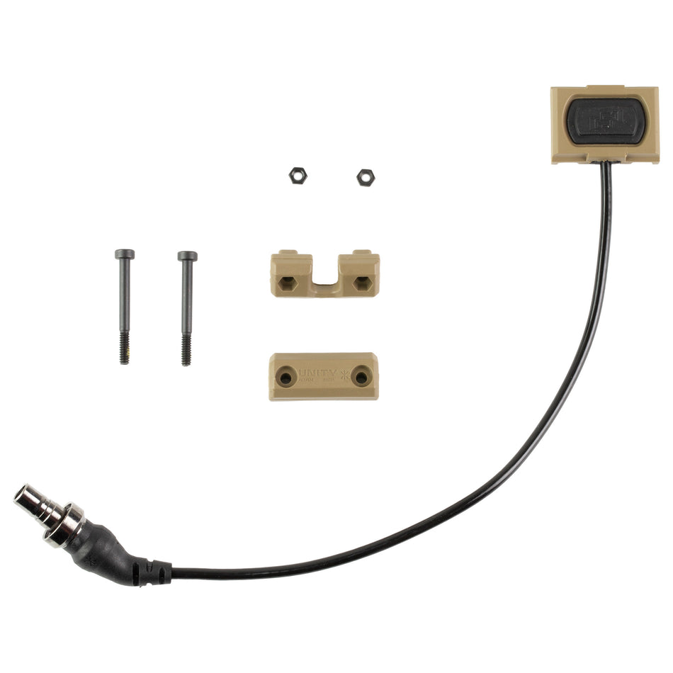 Unity Tactical, ModButton Lite, 7", Remote Switch For SureFire Scout Light Weapon Lights, Fits Picatinny, Flat Dark Earth