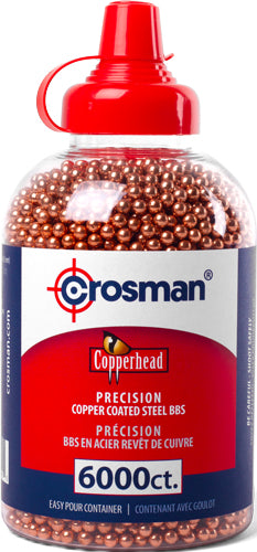 Crosman 6000 Count Copper Coated BB Case Lot 6 Packs Airgun Ammunition