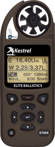 Kestrel 5700X Elite Ballistics Weather Meter - Flat Dark Earth