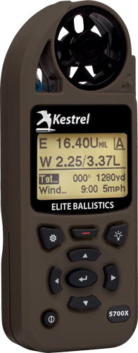 Kestrel 5700X WEZ Ballistics Weather Meter - Flat Dark Earth