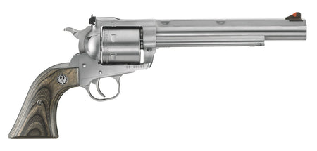 Ruger 0860 Super Blackhawk Hunter Large Frame 44 Rem Mag 44 Special 6rd 7.50" Satin Stainless w/Integral Mount Barrel, Cylinder & Frame, Black Laminate Wood Grip, Transfer Bar Safety