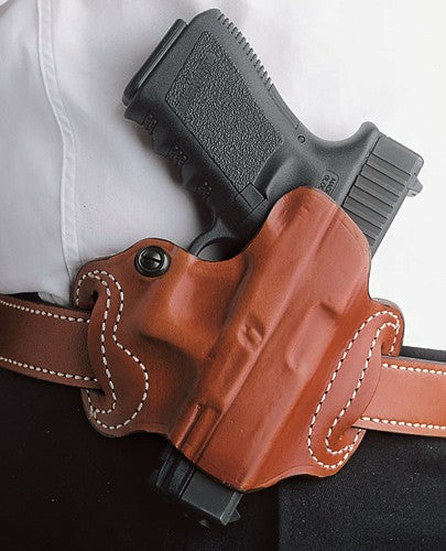DeSantis Mini Slide Outside Waistband Leather Holster 1911 Tan RH