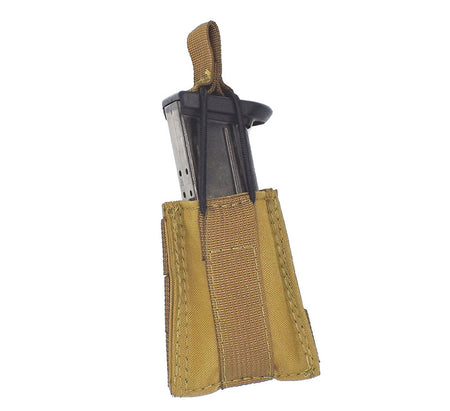 TacShield Single Pistol Speed Load MOLLE Pouch Coyote Tan