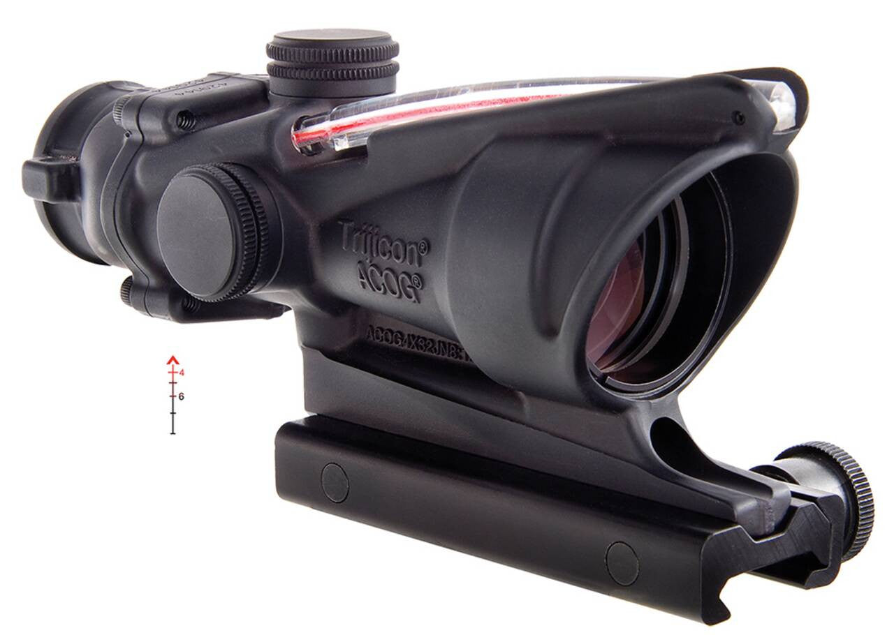 Trijicon ACOG Riflescope 4x32mm Red Chevron .223 Reticle