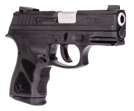 Taurus 1TH9C031 THc Compact 9mm Luger 17+1 3.54" Matte Stainless Steel Barrel, Matte Black Serrated Slide, Black Polymer Frame w/Picatinny Rail, Black Finger Grooved Polymer Grip Right Hand