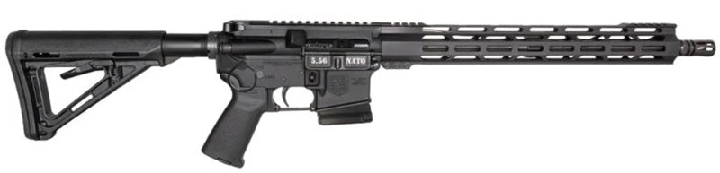 Diamondback DB1790K005 DB15 *CA Compliant 5.56 NATO 10+1 16" Black Nitride Barrel, Black Hardcoat Anodize Aluminum Receiver w/Picatinny Rail, M-LOK Handguard, Magpul MOE Polymer Brace & Magpul Black G