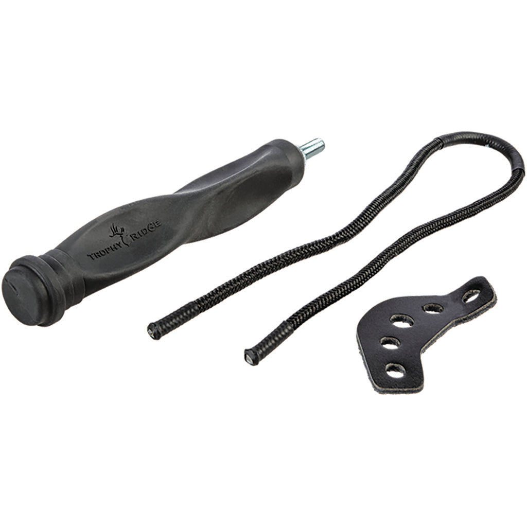 Trophy Ridge Blitz 6 in. Black Bow Stabilizer Noise Dampening with Leather Mount
