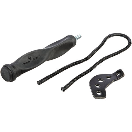 Trophy Ridge Blitz 6 in. Black Bow Stabilizer Noise Dampening with Leather Mount