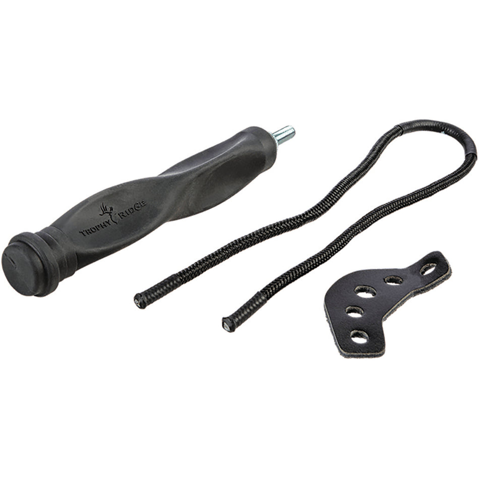 Trophy Ridge Blitz 6 in. Black Bow Stabilizer Noise Dampening with Leather Mount