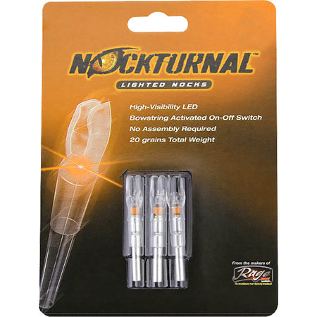 Nockturnal Lighted Arrow Nocks Orange G 3-Pack Polycarbonate