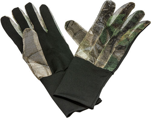 HS Hunting Gloves Mesh with Grip Palm Realtree Edge Camo One Size Fits Most