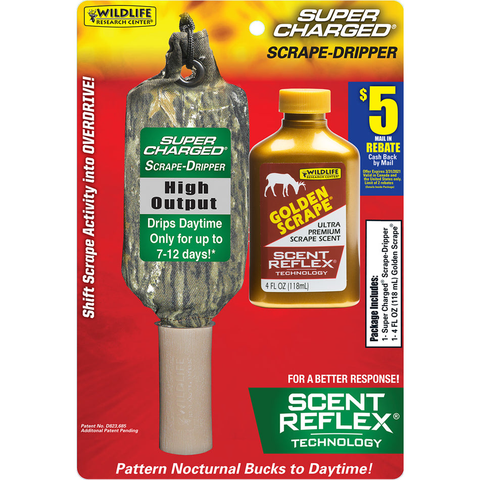 Wildlife Research Golden Scrape Reflex Technology Dripper Combo 4 oz