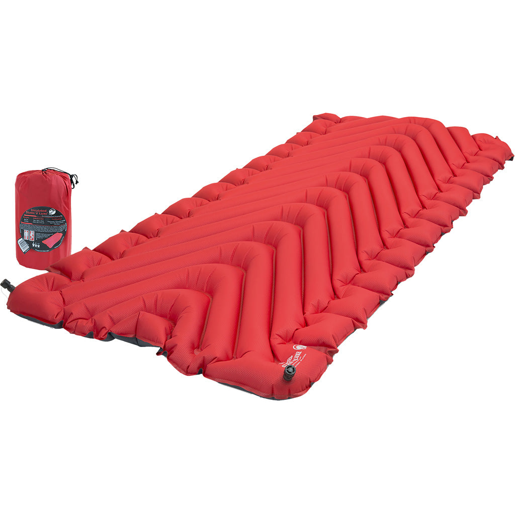 Klymit Static V Luxe Insulated Backpacking Pad Red