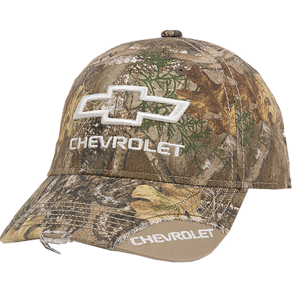 Outdoor Cap Chevrolet Realtree Edge Canvas Camo Hat Snap Back