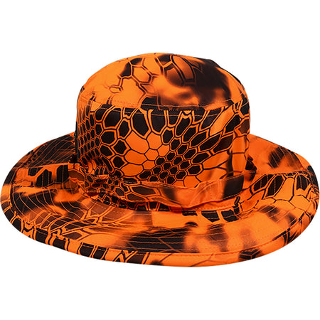 Outdoor Cap Inferno Camo Boonie Hat Band Loops Chin Strap