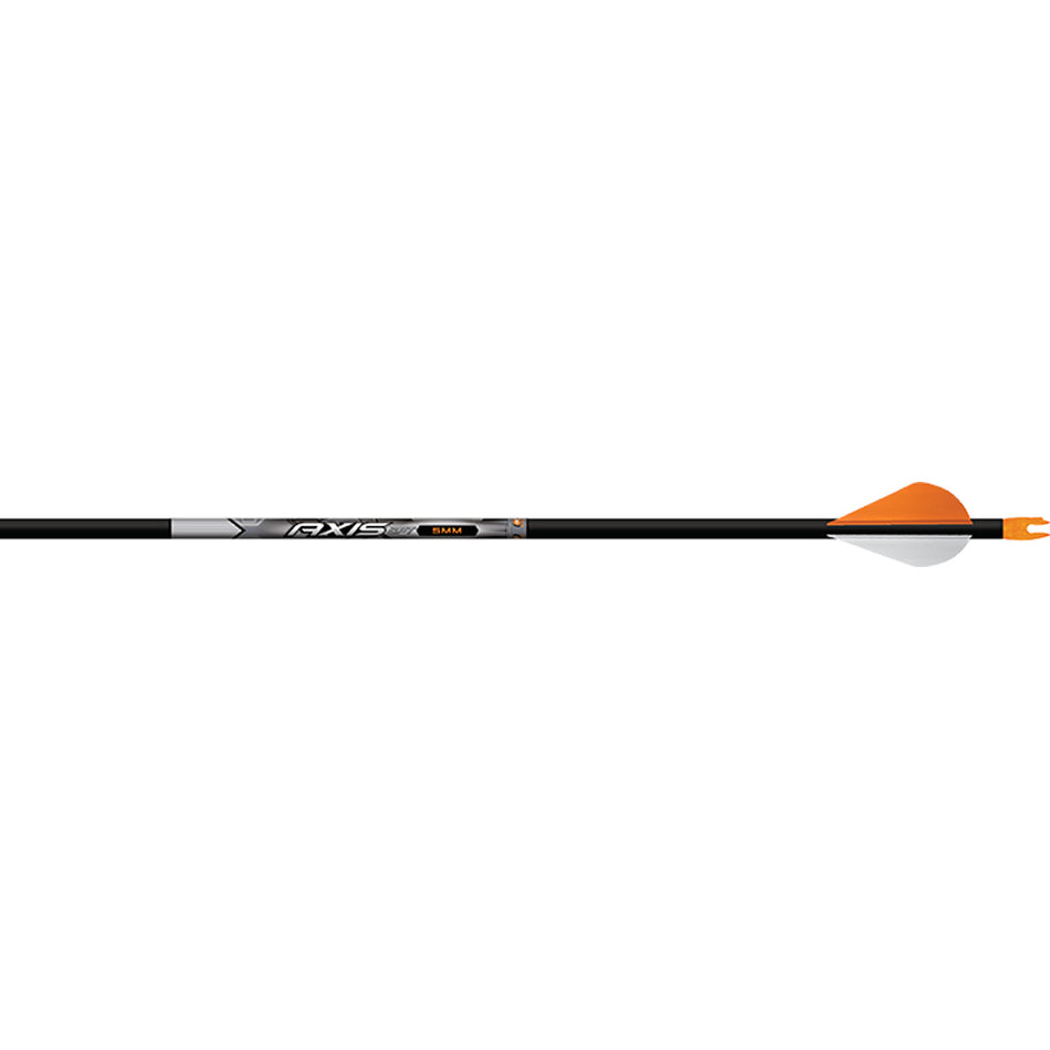 Easton Axis Sport 5mm 260 Carbon Hunting Arrows 2 in. Bully Vane 6 pk.