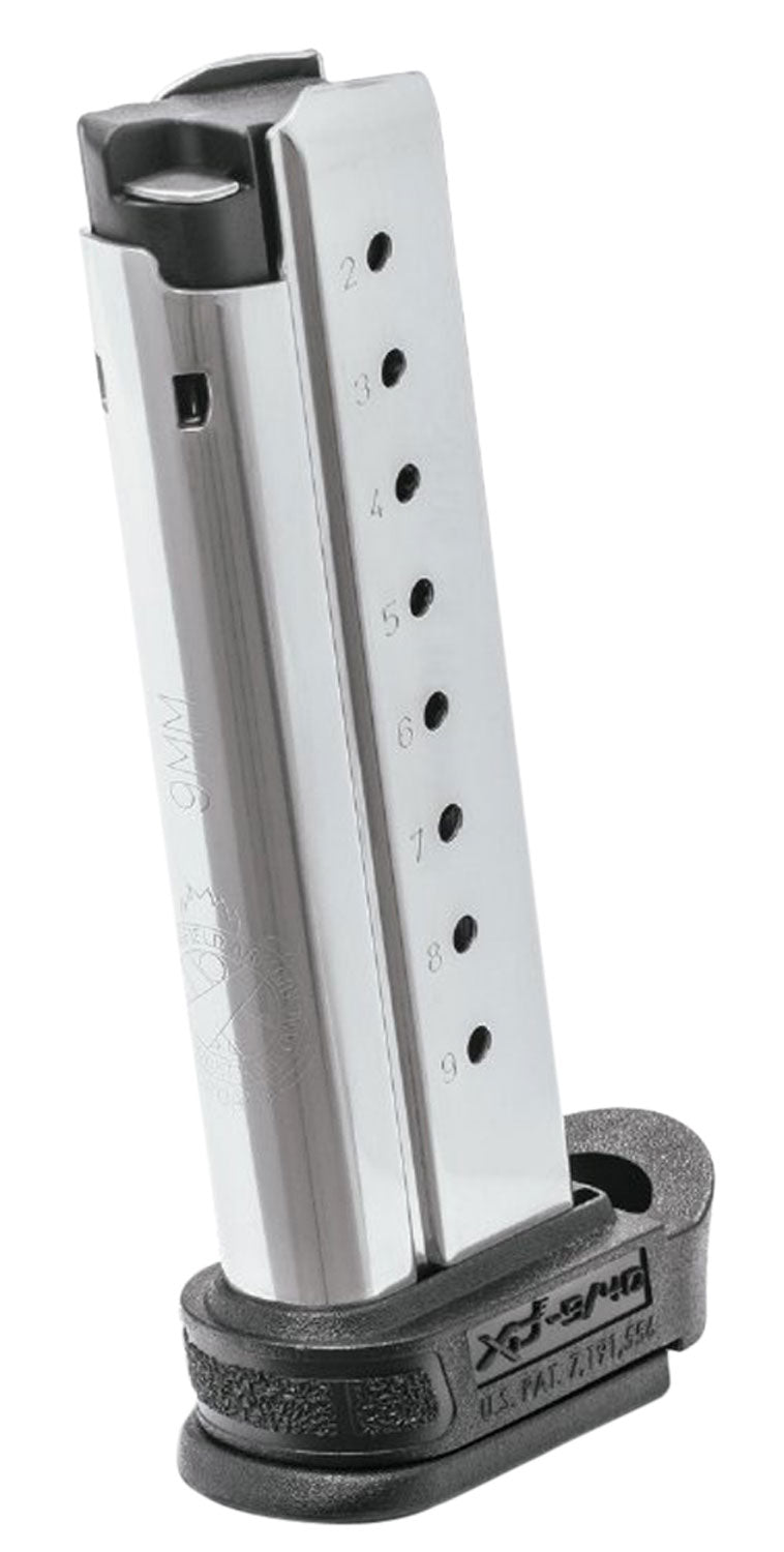 Springfield XDE09091 XD-E Stainless 9-Round 9mm Luger Extended Sleeve Magazine