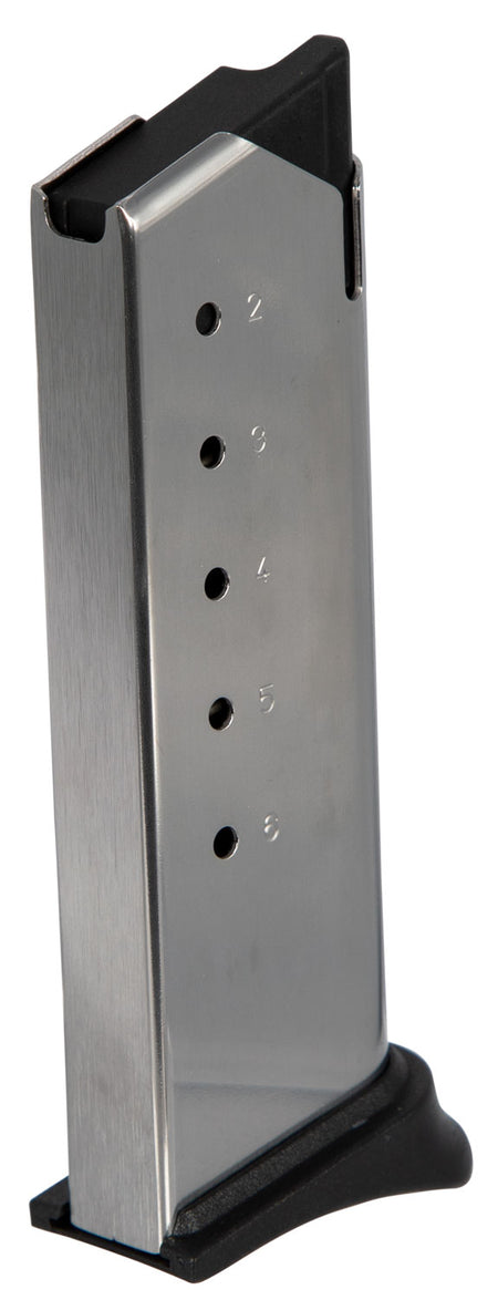 Springfield XDE5006H XD-E Stainless 6-Round .45 ACP Extended Floorplate Magazine