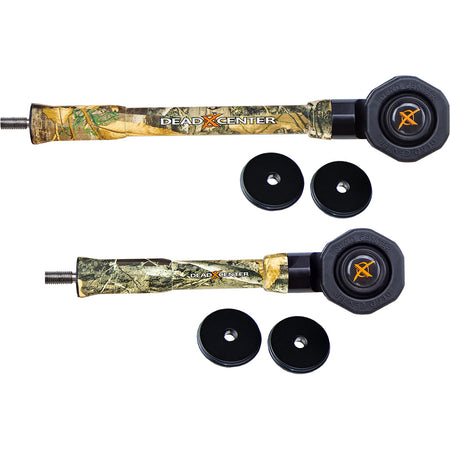 Dead Center 9 in. and 7 in. Dead Level Hunter Verge Stabilizer Kit Realtree Edge