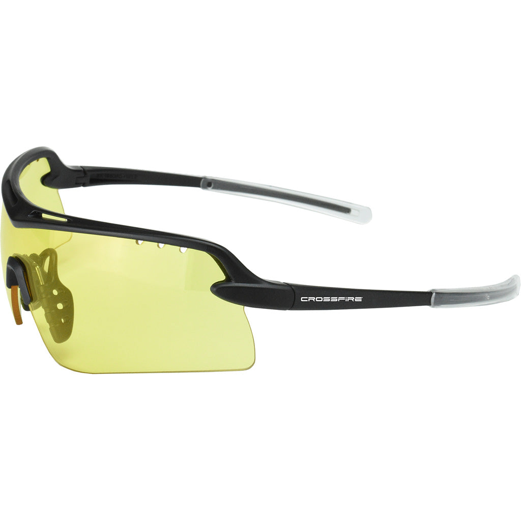 Crossfire DoubleShot Premium Amber Shooting Glasses UVA/UVB Protection