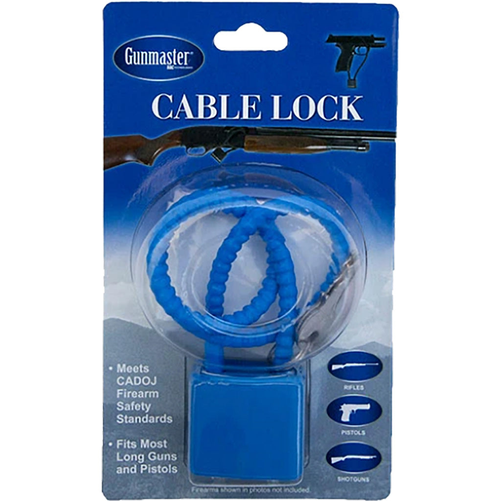 Gunmaster Coated Wire Cable Lock 15 in. CA DOJ Approved