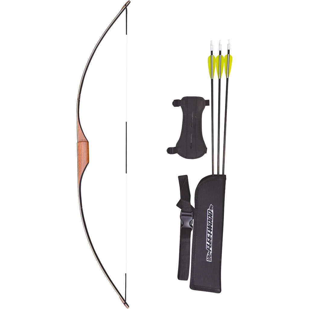 Lil' John Youth Right-Hand Longbow Set with Arrows and Accessories 10 lb.