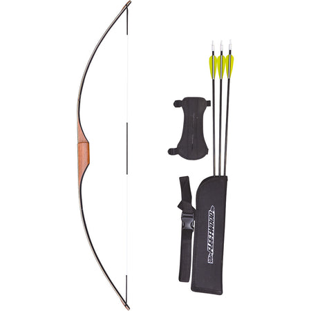 Lil' John Youth Right-Hand Longbow Set with Arrows and Accessories 10 lb.