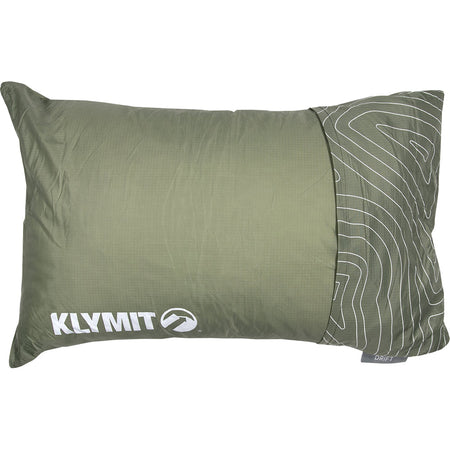 Klymit Drift Shredded Foam Camping Pillow Regular Green