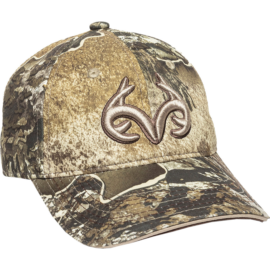 Outdoor Cap Antler Logo Hat Realtree Excape Camo Canvas