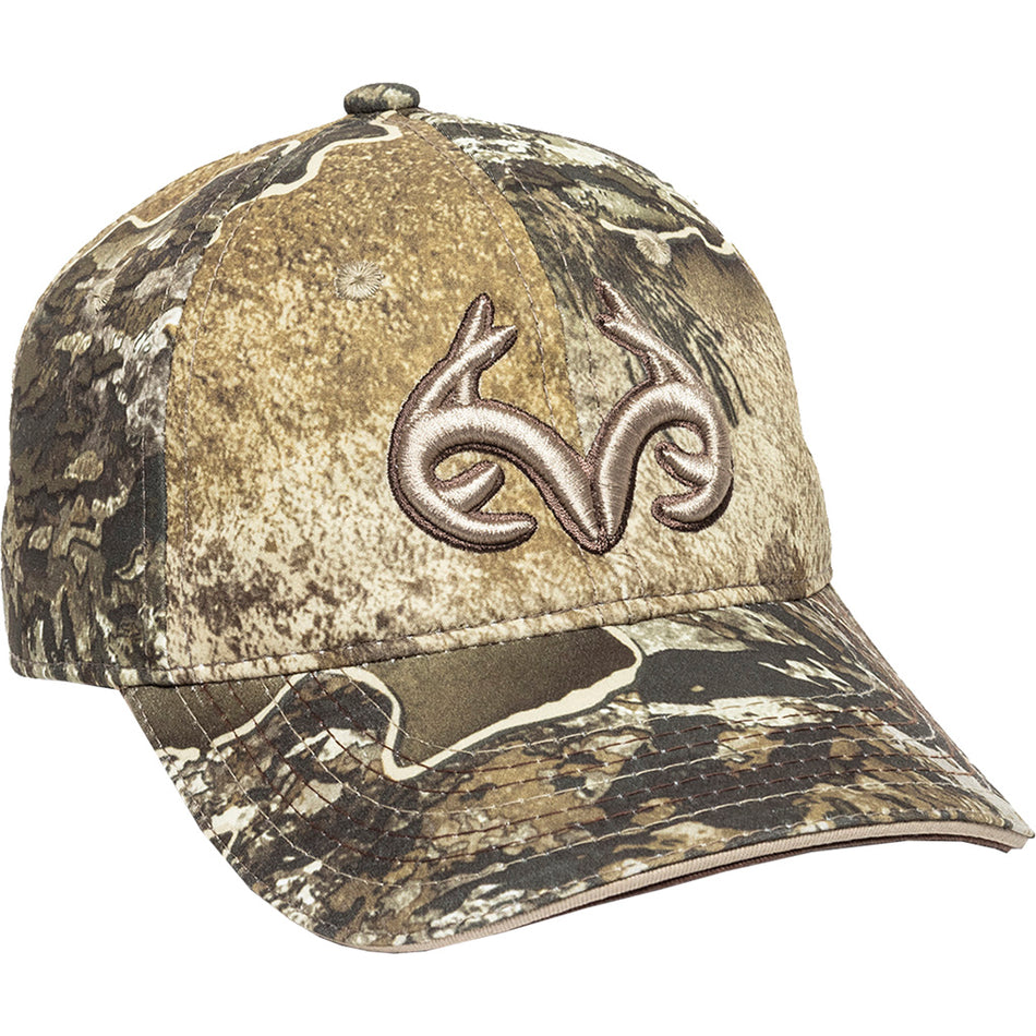 Outdoor Cap Antler Logo Hat Realtree Excape Camo Canvas