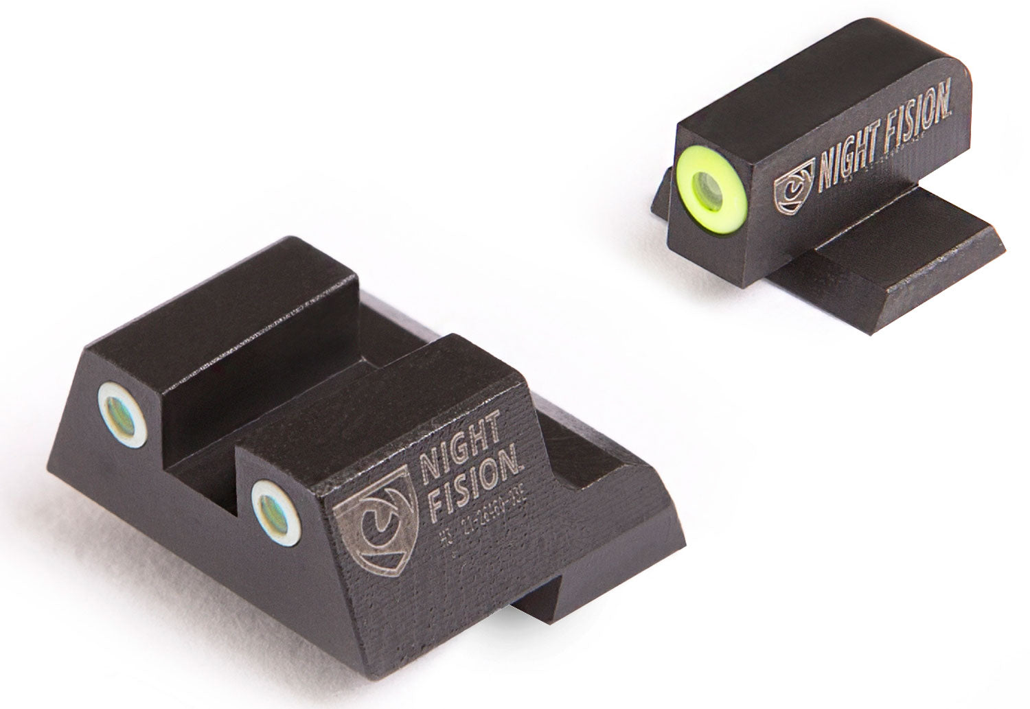 Night Fision CNK027003YGW Tritium Night Sight Set Canik TP9SF/TP9SF Elite Yellow Front Green White Rear