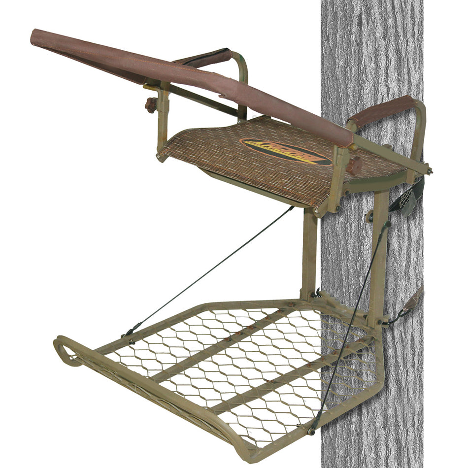 Trophy Treestands Jackal Hang-On Deer Stand with Padded Shooting Rail