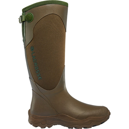 Lacrosse Women's Alpha Agility Rubber Snake Boot Brown 9