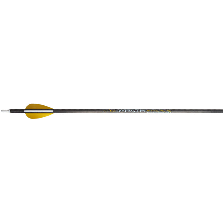 Trophy Ridge Wrath 27" Carbon Hunting Arrows 400 Spine (6 pk)