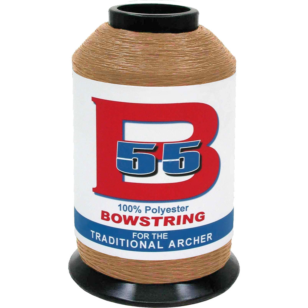 BCY B55 Medium Brown Tan 1/4 lb. Polyester Bowstring Material